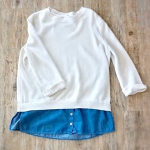 ASOS Maternity Lightweight Layered Sweater